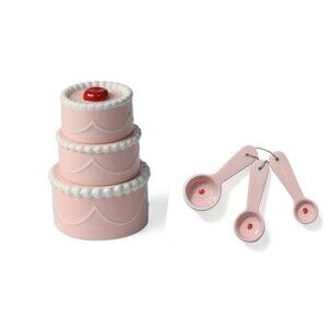 Valentine's Day Cake Measuring Cups & Spoons Set of 3 @ Ceramic Target Fast Ship